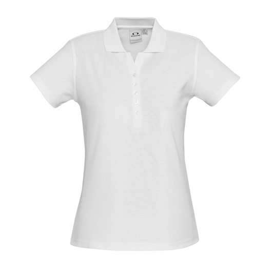 Ladies Crew Polo White